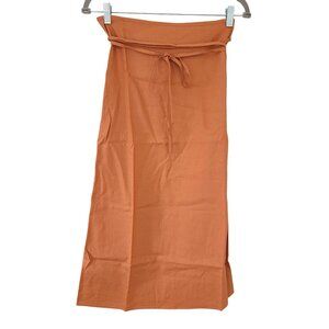 Andie Swim The Wrap Maxi Skirt Womens Size L/XL Orange NWT